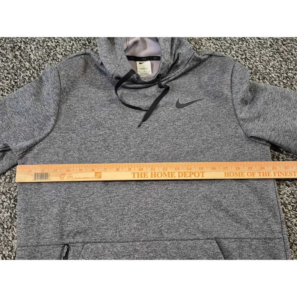 Nike Therma Pullover Training Hoodie‎ Men's Medium Gray Sweatshirt CU6214-071